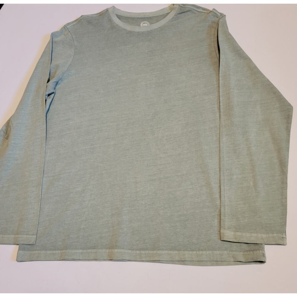 Wonder Nation Boy's Mint Green Long-Sleeve T-shirt Boy's XL
